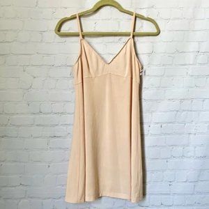 ZIMMERMANN Nude Slip Dress w/ Adjustable Straps